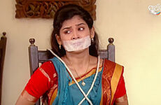 Gagged In Saree