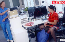 Hot Sex In The German Office With - Kinky Secretary