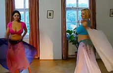 Sophie Mei and Shione Cooper nude belly dance