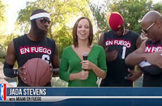 Incredibly Hot Reporter Gang-Banged by Basketball Team